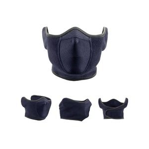 1pc Men's Windproof Frostproof Face & Neck Mask With Ear Cover-BLUE